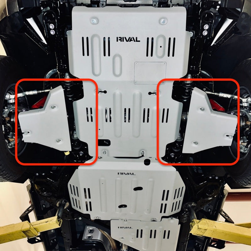 Rival 2024-Present Toyota Tacoma 4th Gen Aluminum Lower Controls Skid Plate