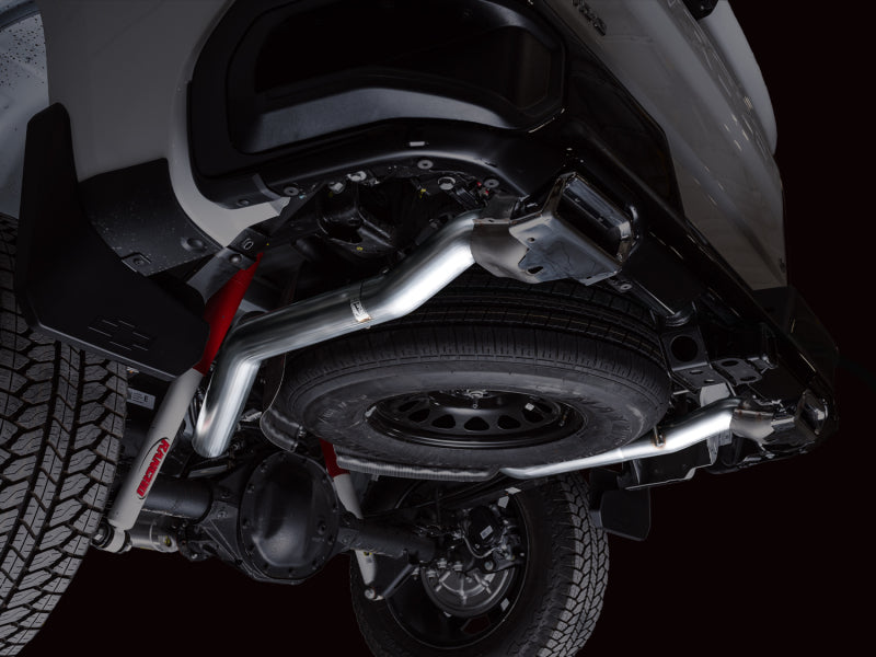 AWE 4th Gen GM 1500 5.3L 0FG Catback Split Rear Exit (w/ Bumper Cutouts) - OE Tips