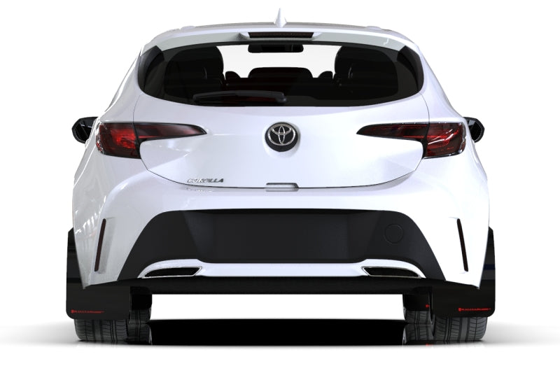 Rally Armor 18-26 Toyota Corolla Hatchback Black UR Mud Flap Red Logo