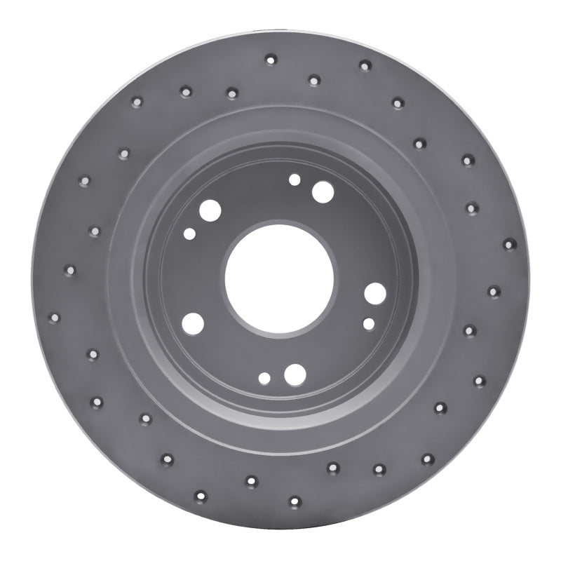 DFC 06-14 Honda Ridgeline Rear Left Drilled Geoperformance Rotor