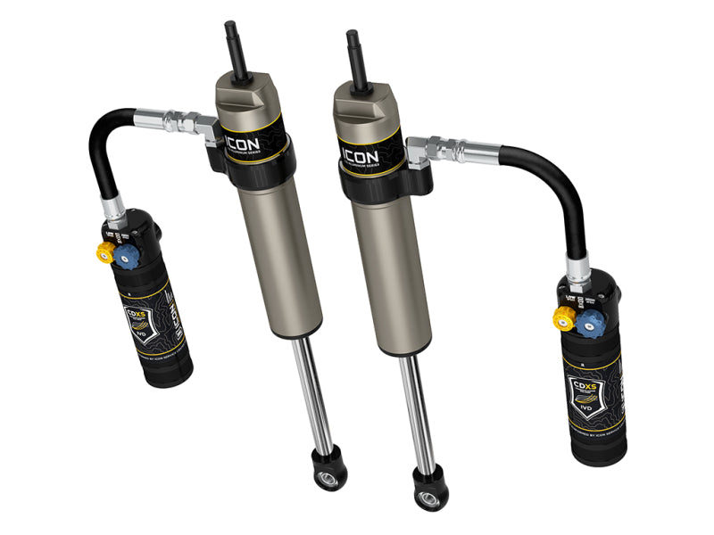 ICON 05-23 Toyota Tacoma 0-1.5in Lift Rear VS 2.5 Alum Remote Resi Shock Absorber w/ CDXS Pair