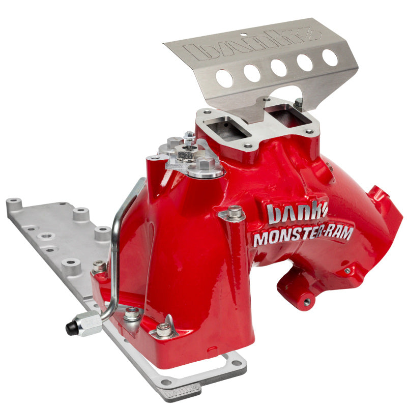 Banks Power 2007.5-2012 Ram 6.7L Monster-Ram Intake System Gen-2 w/Fuel Line - Red w/Heater System