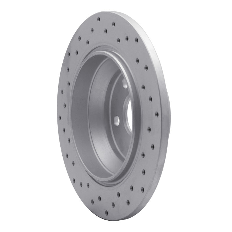 DFC 07-10 Volvo S80 Rear Right Drilled Geoperformance Rotor