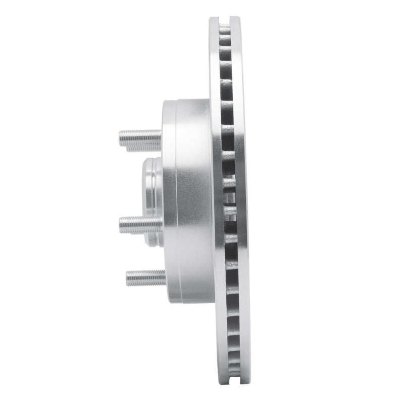 DFC 82-87 Volvo 740/745/760 Series Front Left Drilled & Slotted Silver Brake Rotor
