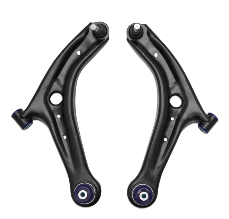 SuperPro 13-17 Ford Fiesta Complete Front Lower Control Arm Kit (Caster Increase)