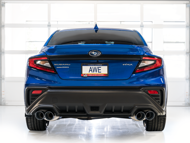 AWE Tuning 22-25 Subaru VB WRX Touring Edition Axle-Back Exhaust - Chrome Silver Tips