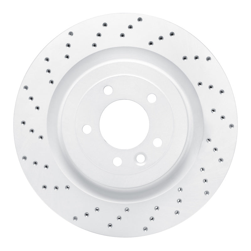 DFC 13-25 Land Rover Discovery Rear Left Drilled Geoperformance Rotor