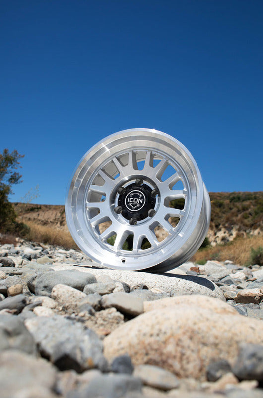 ICON Alloys Anza Silver Machined - 17x8.5 / 6x135 / 6mm / 5in BS
