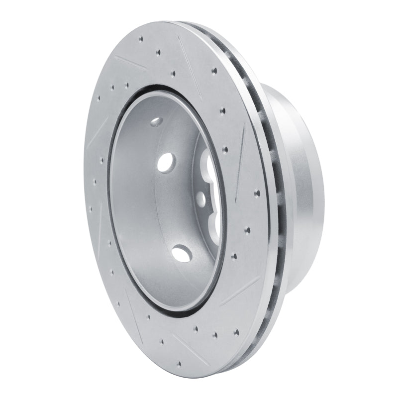 R1 02-06 Dodge Sprinter 3500 Rear Left Drilled & Slotted Silver Brake Rotor