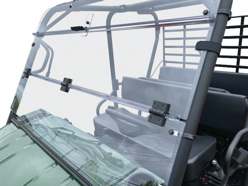 QuadBoss 09-22 Kawasaki KAF620M Mule 4010 4x4 Windbreak Folding Windshield