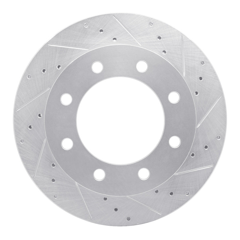 DFC 920099 Ford F-250 4WD (Super Duty) Front Right Drilled & Slotted Silver Brake Rotor