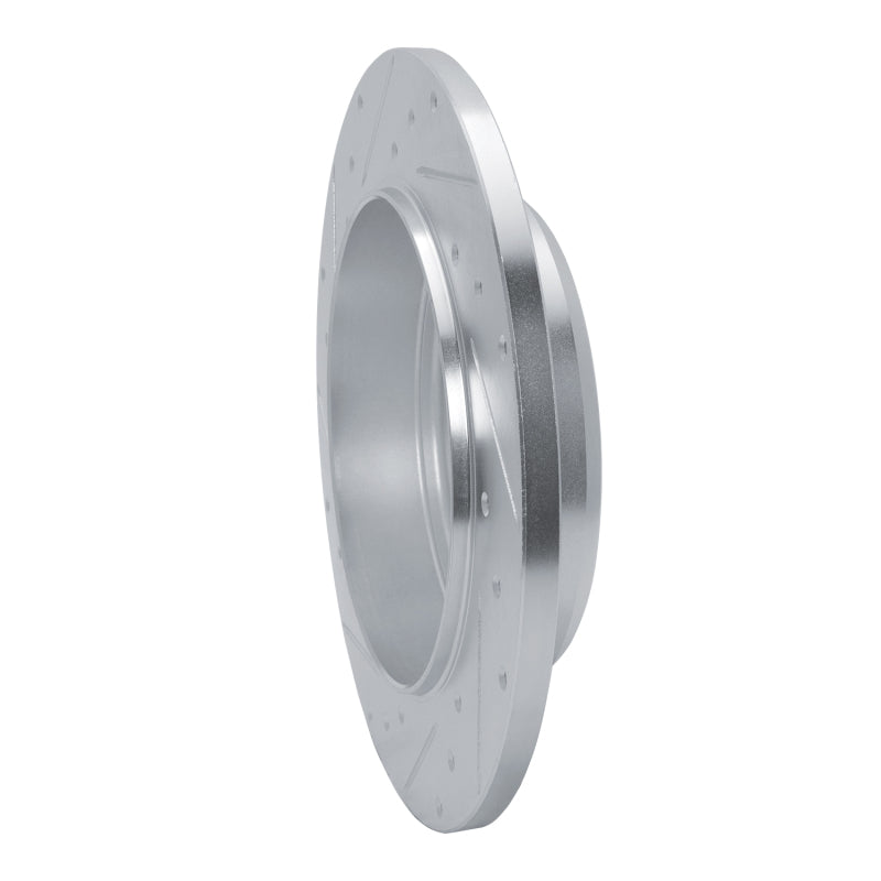 R1 2011-2022 Dodge Durango Rear Right Drilled & Slotted Silver Brake Rotor