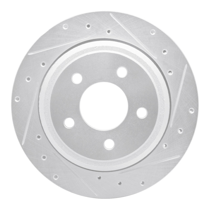 DFC 10-11 Ford Ranger (USA/Canada) Rear Right Drilled & Slotted Silver Brake Rotor