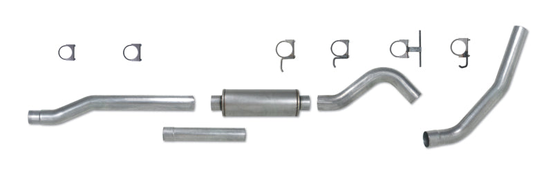 Diamond Eye KIT 4in Catback Single SS: 03-07 FORD 6.0L F250/F350