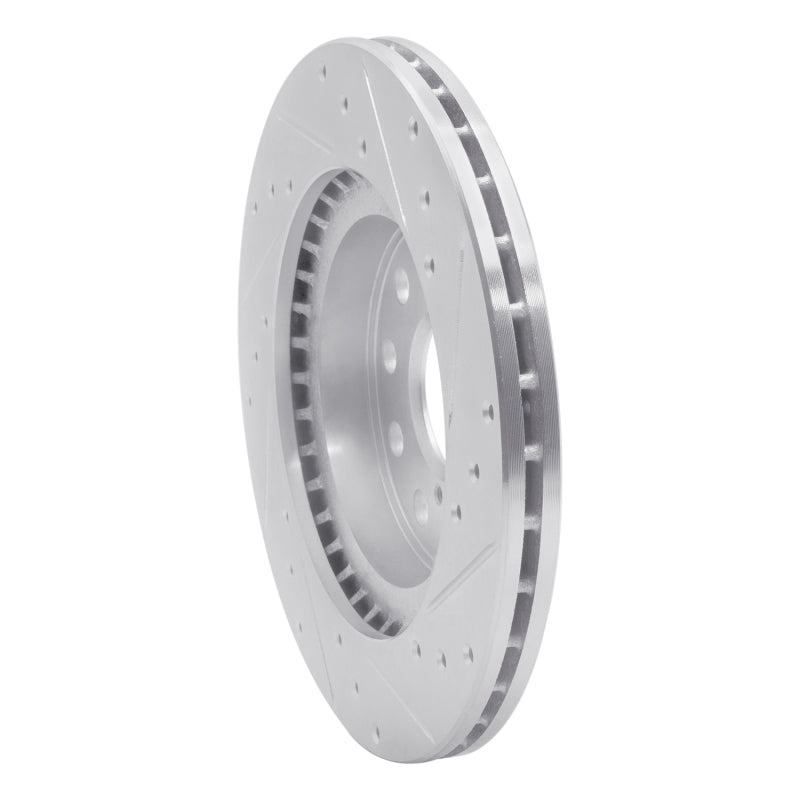 DFC 92-95 Toyota MR2 Rear Left Drilled & Slotted Silver Brake Rotor