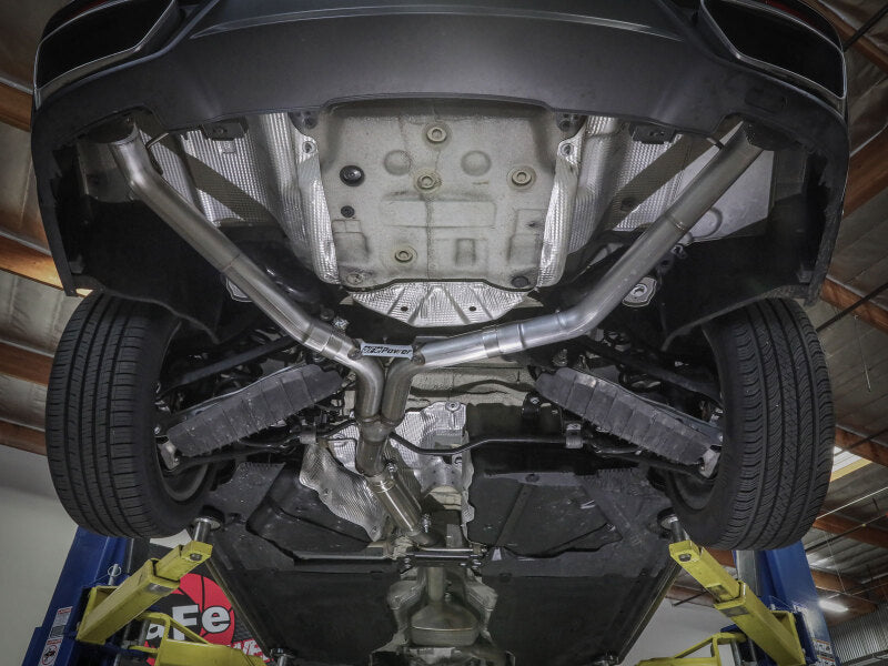 aFe 20-21 Audi A4 L4-2.0L (t) MACH Force-Xp 3in to 2-1/2in 304 SS Axle-Back Exhaust System