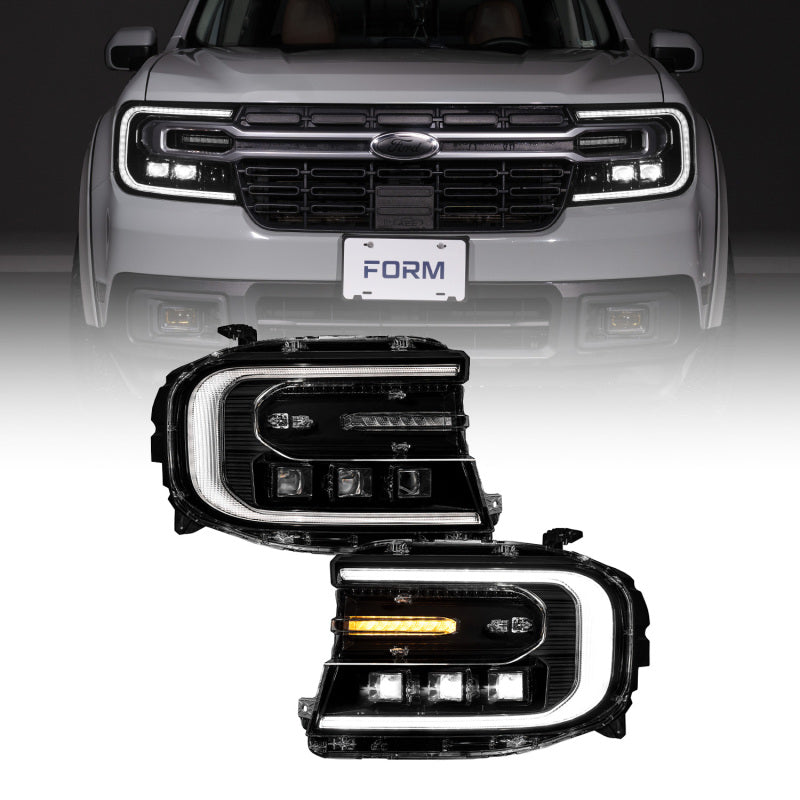 Form Lighting 22-24 Ford Maverick Sequential LED Projector Headlights (Pair)