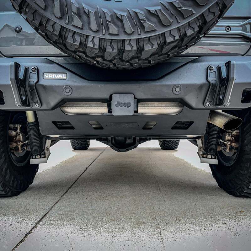 Rival 2018-Present Jeep Wrangler JL  Aluminum Muffler Skid Plate