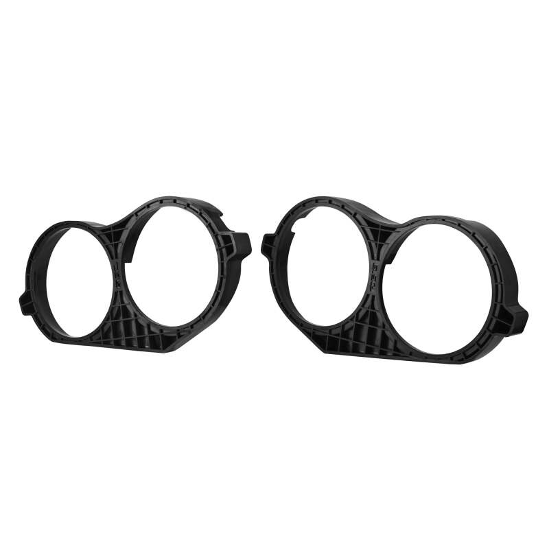DS18 14-23 Harley Davidson Saddle Bag Mid Bass Adapter Ring 2x 10in ABS Black