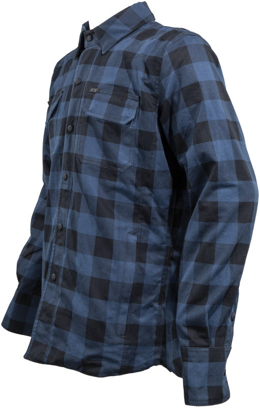 Speed and Strength True Grit Armored Motoshirt Navy/Black - Medium