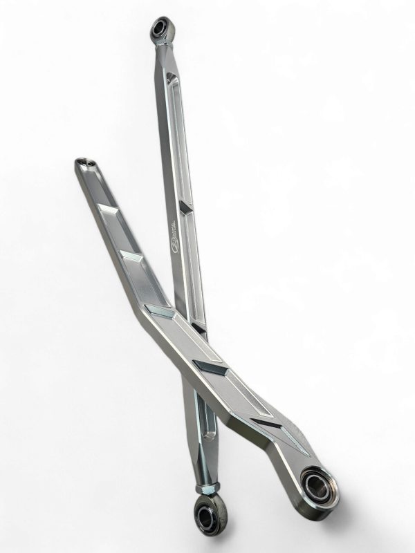 Elektric Offroad 2022+ Polaris Rzr Pro Rurbo R Billet High Clearance Radius Rods Anodized Clear