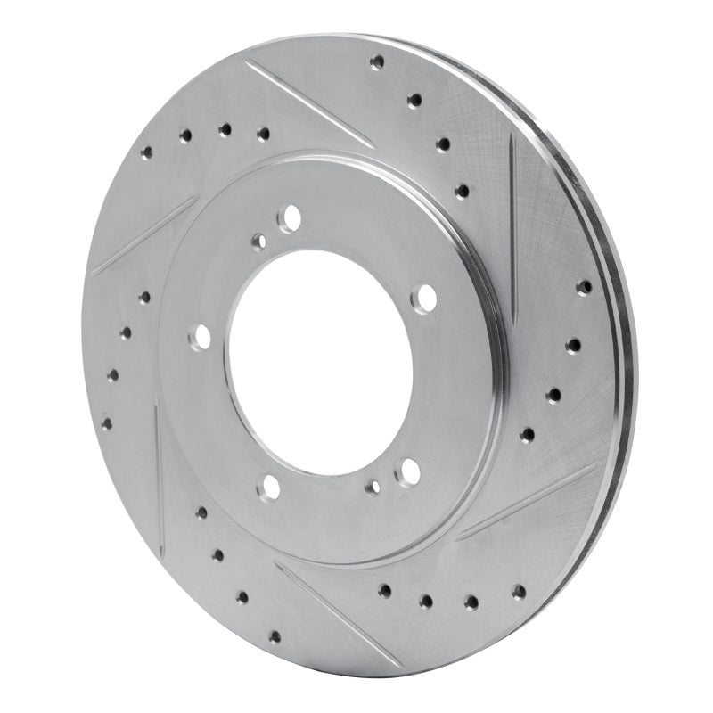 DFC 99-08 Chevrolet Tracker Front Right Drilled & Slotted Silver Brake Rotor