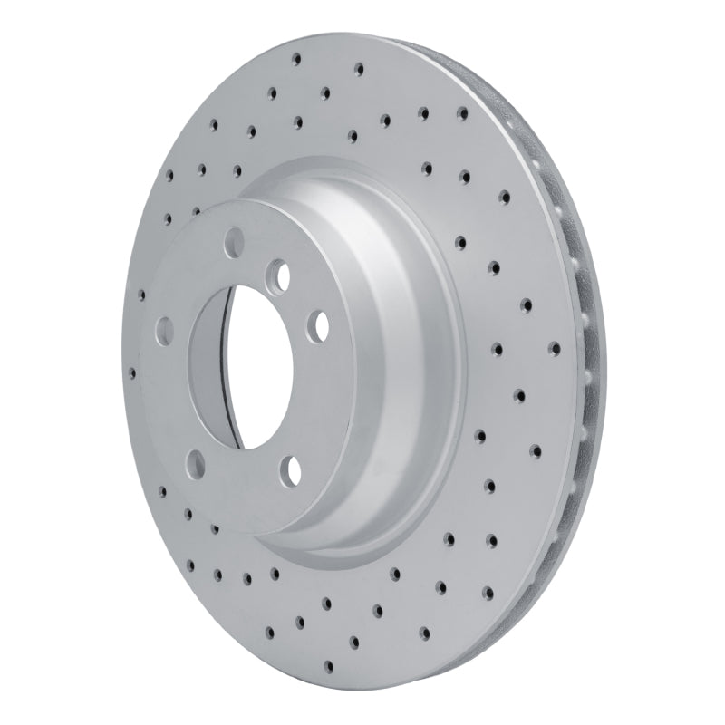 DFC 06-12 BMW 330I Front Left Drilled Geoperformance Rotor