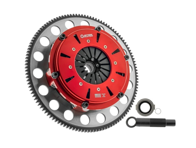 Action Clutch 93-98 Toyota Supra (2JZGTE) Turbo RWD 7.25in Twin Disc Race Clutch Kit w/ Steel FW