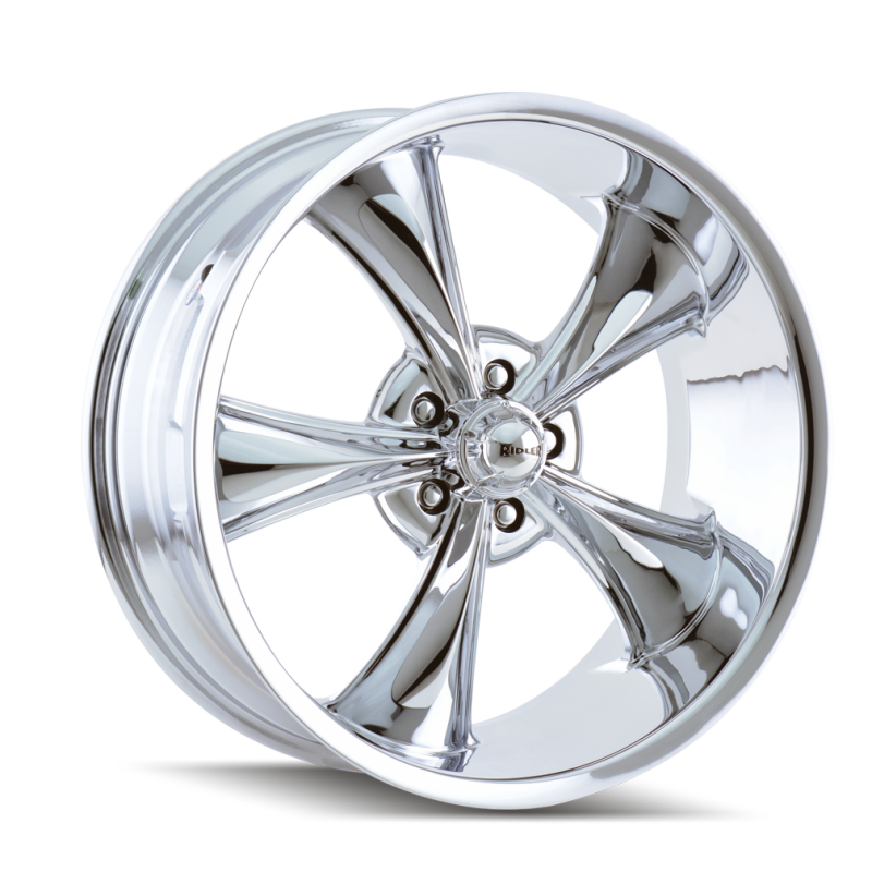 Ridler 695 20x10 / 5x120.65 BP / 0mm Offset / 83.82mm Hub Chrome Wheel