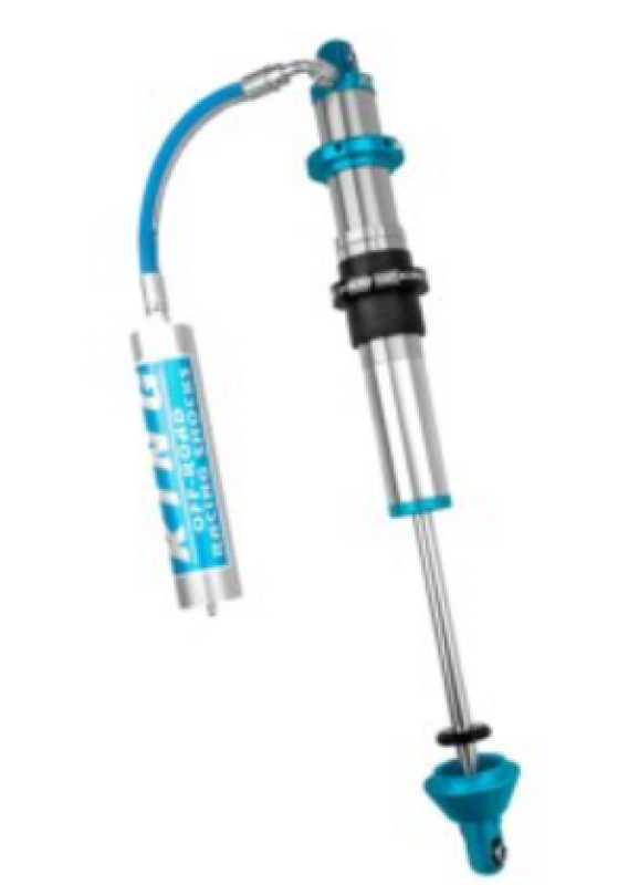 King Shocks 14in 2.5 PR Coilover Shock Hose Remote Reservoir w/o Springs w/IBP & Swivel End Cap