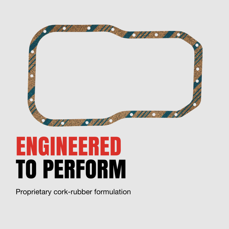 Fel-Pro Ford F-150 Engine Oil Pan Gasket Set RTV Black silicone w/Rubber end seal