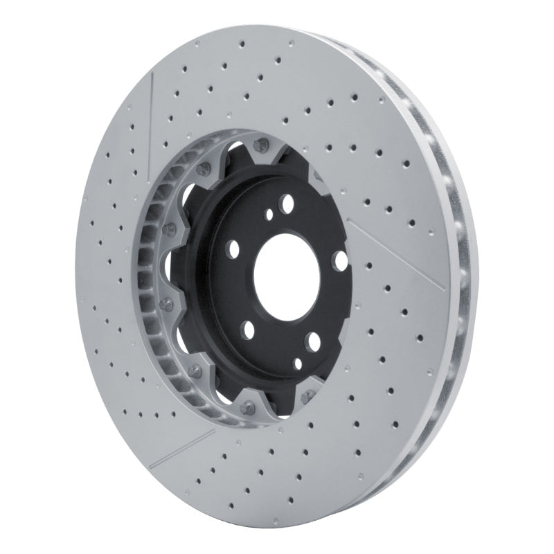R1 07-25 Mercedes-Benz CLS63 AMG Front Drilled & Slotted Carbon Alloy GeoMET Rotor