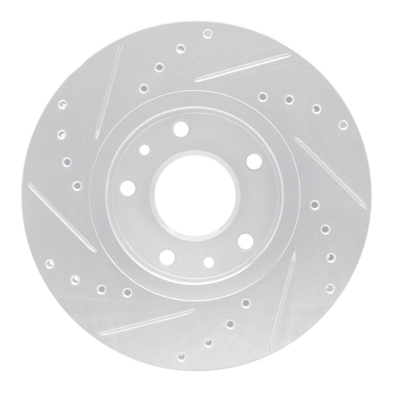 DFC 20-25 Nissan Sentra Front Right Drilled & Slotted Silver Brake Rotor