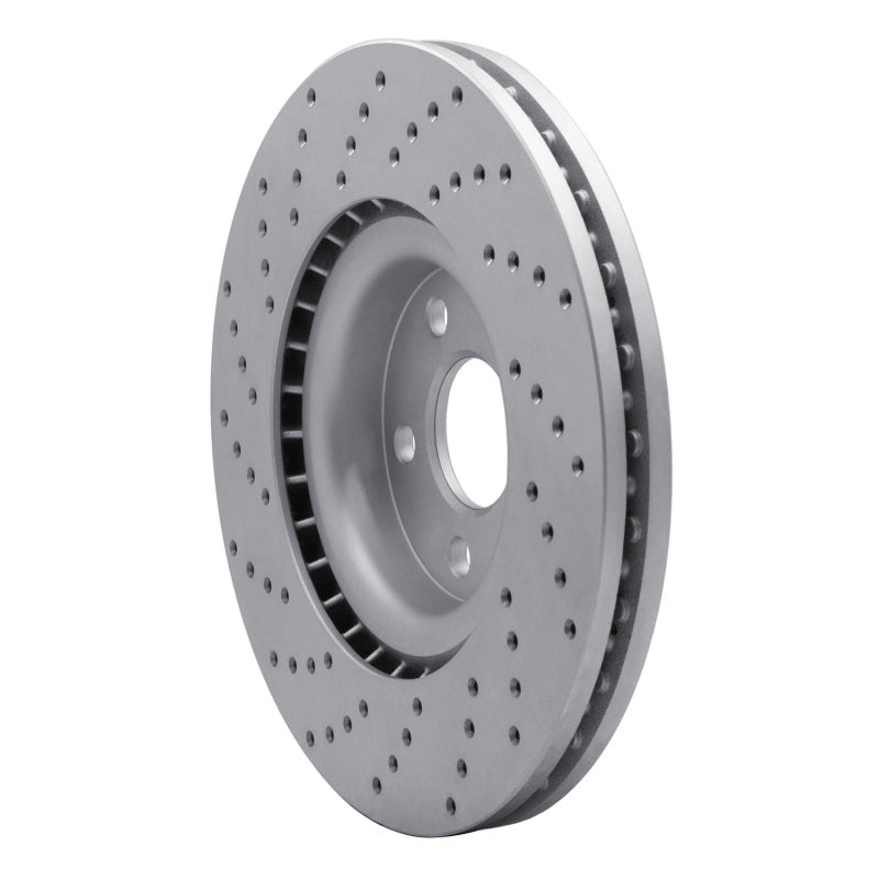 DFC 15-19 Jaguar E-Pace Front Right Drilled Geoperformance Rotor
