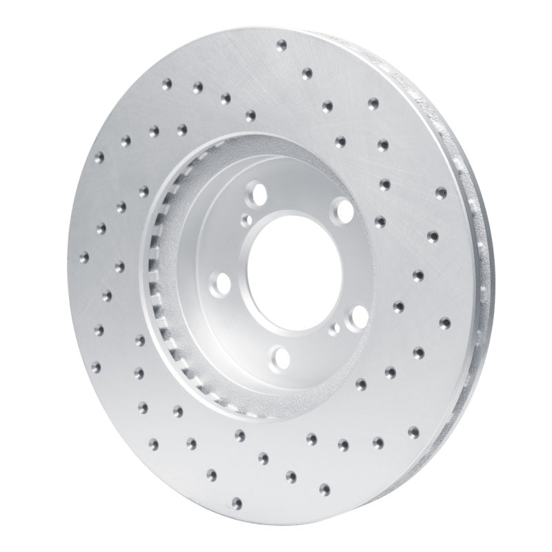 DFC 93-07 Ford Taurus Sho Front Left Drilled Geoperformance Rotor