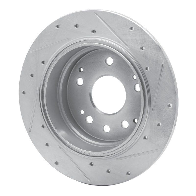 DFC 01-03 Acura CL Rear Left Drilled & Slotted Silver Brake Rotor