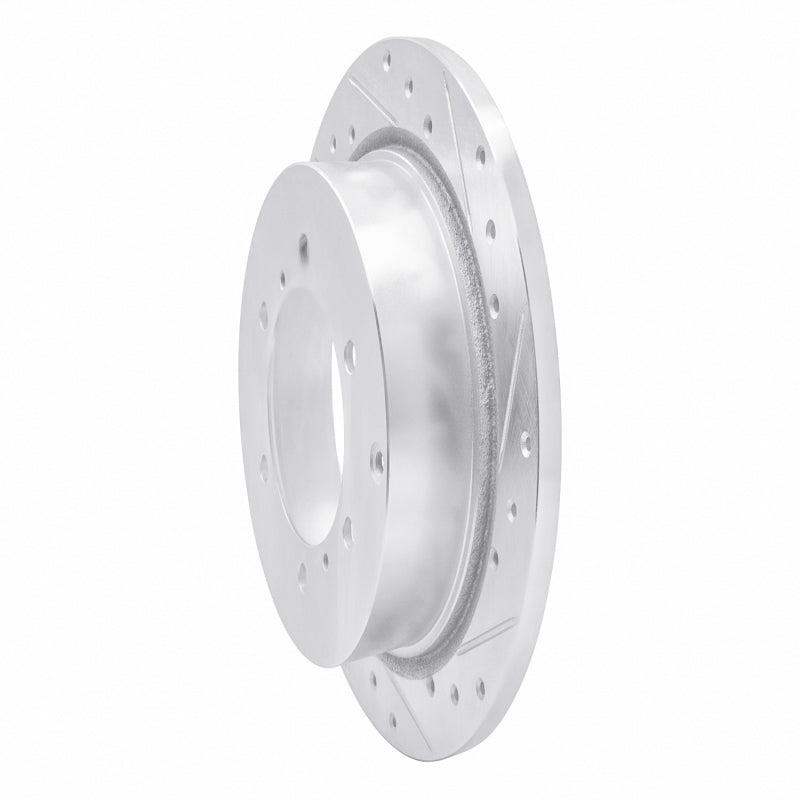 DFC 90-04 Mitsubishi Montero Rear Right Drilled & Slotted Silver Brake Rotor