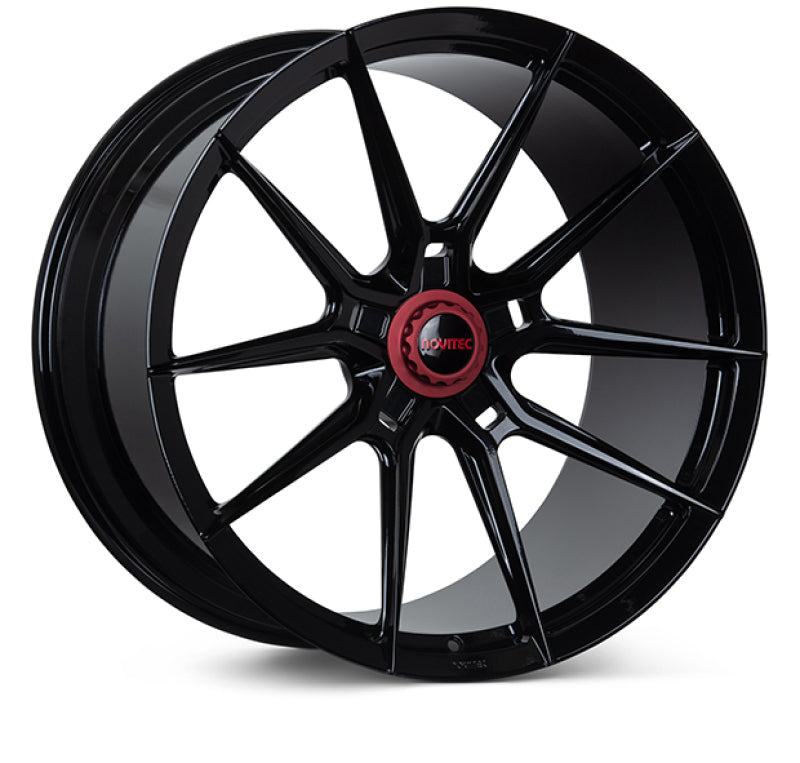 Vossen x Novitec NF10 21x9.5in - 5x114.3 BP - ET28 - Gloss Black Ferrari SF90 Front Wheel