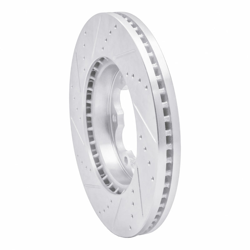 DFC 03-06 Renault Laguna (Mexico) Front Right Drilled & Slotted Silver Brake Rotor