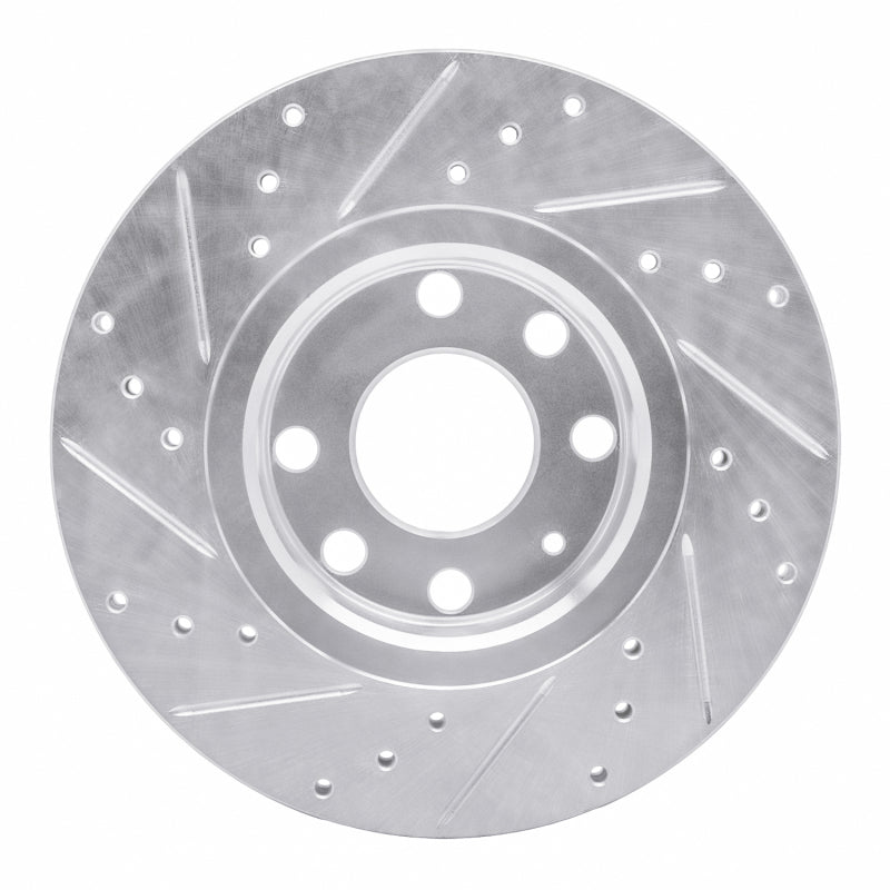 DFC 06-10 Fiat Punto (Mexico) Front Right Drilled & Slotted Silver Brake Rotor