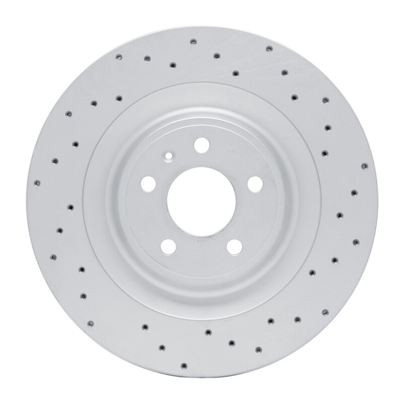 DFC 15-18 Porsche Macan Rear Right Drilled Geoperformance Rotor