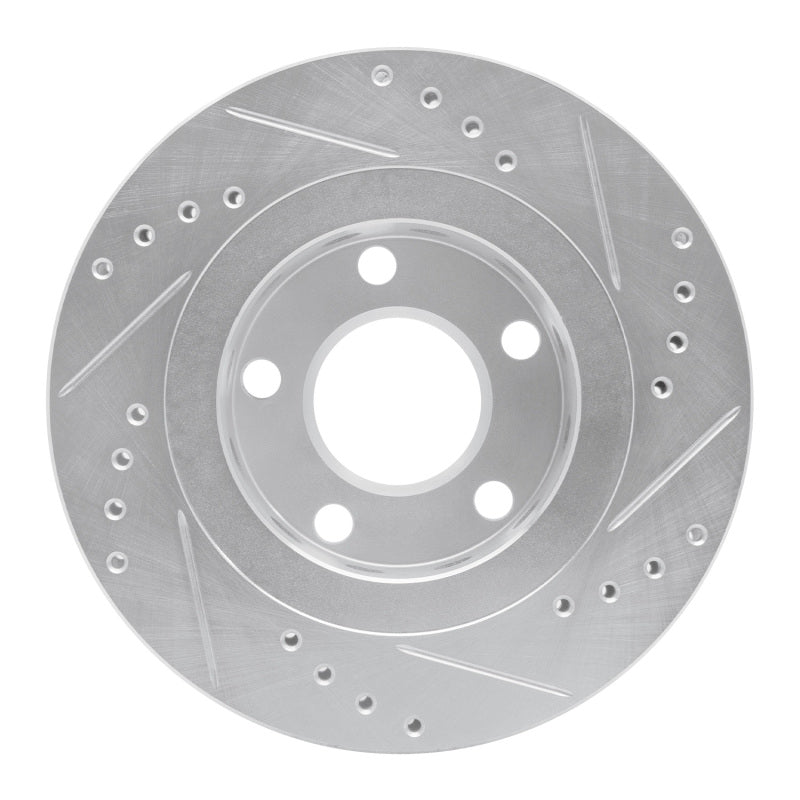 DFC 99-05 Audi S6 Rear Left Drilled & Slotted Silver Brake Rotor
