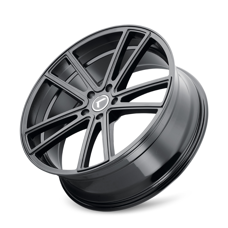 Kraze KR190 Lusso 22x8.5 / 5x115 BP / 38mm Offset / 72.62mm Hub Gloss Black Wheel