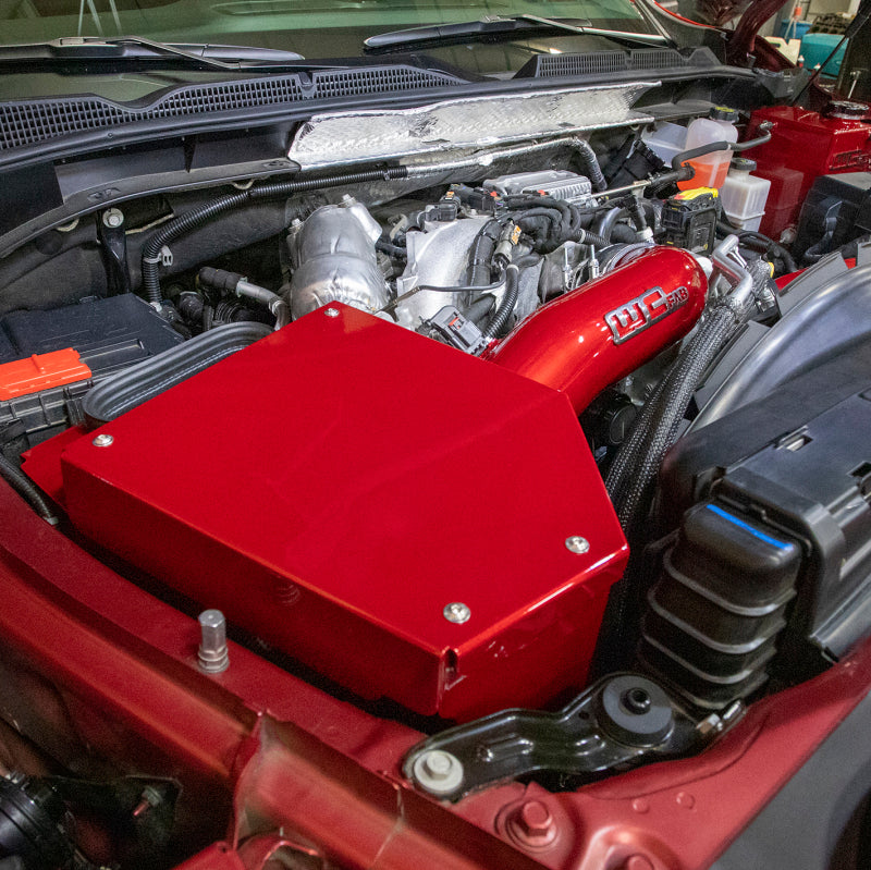 Wehrli 20-26 GM Duramax L5P 4in Intake Kit - Fine Texture Black
