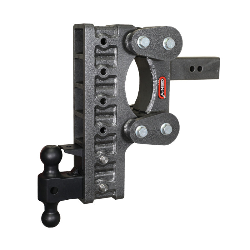 Gen-Y The Boss Torsion-Flex 2.5in Shank 12in Drop 21K Hitch w/GH-061 Dual-Ball/GH-062 Pintle Lock