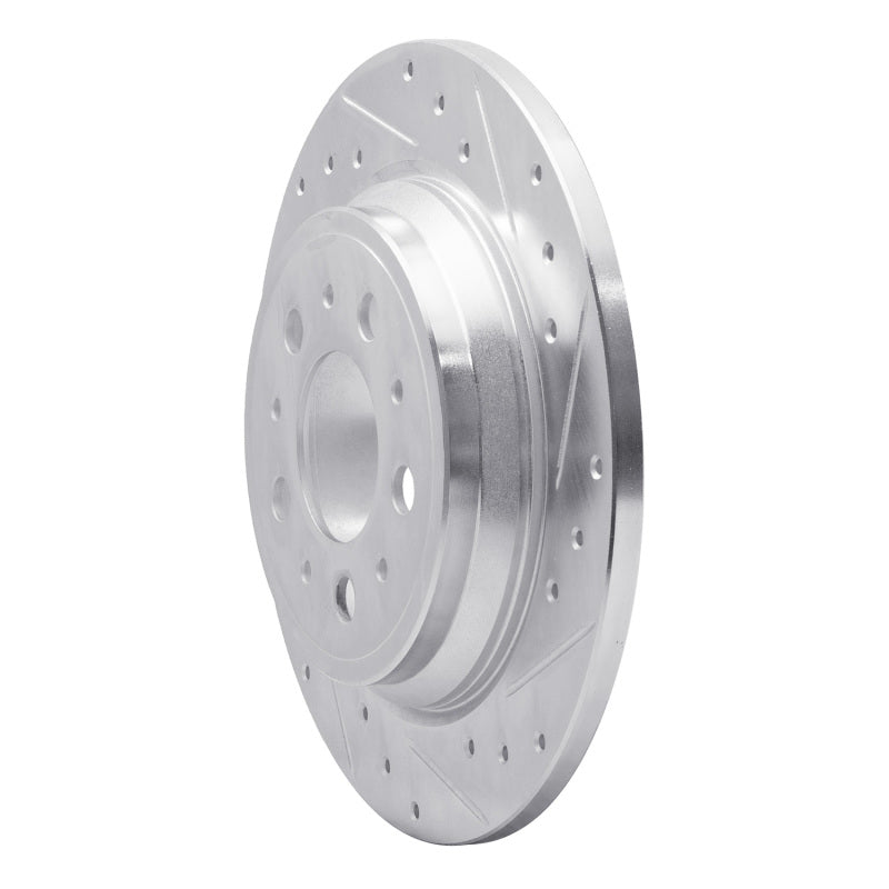 DFC 99-00 Volvo V70/S70 Rear Right Drilled & Slotted Silver Brake Rotor