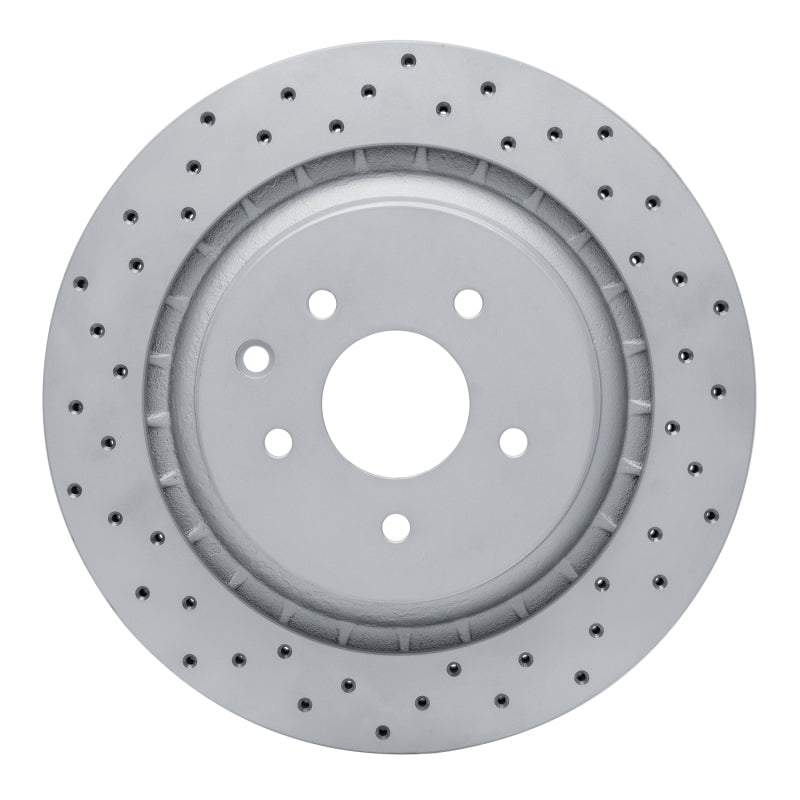 DFC 08-25 Infiniti G37 Rear Left Drilled Geoperformance Rotor