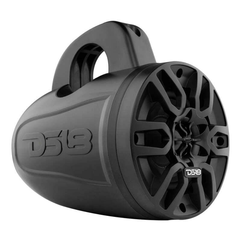 DS18 MP 4x4in Wakeboard Tower Speaker Package - Amplifier & Bluetooth Audio Receiver 100 Watts Rms