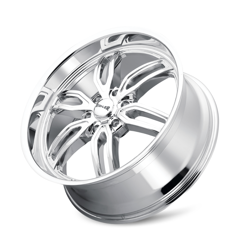 Ridler 609 20x9 / 6x139.7 BP / 30mm Offset / 106.1mm Hub Chrome Wheel