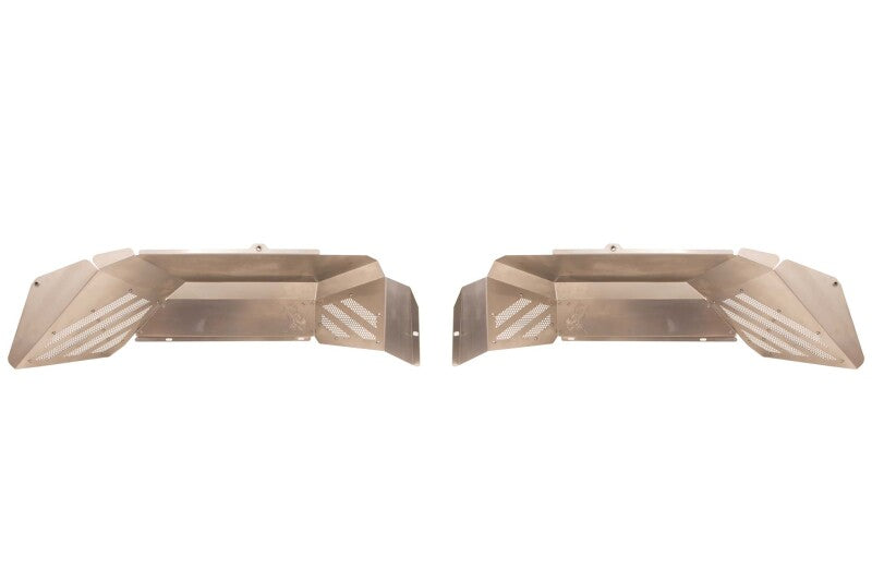 Fishbone Offroad 2020+ Jeep Gladiator Inner Fenders Rear Raw Aluminum